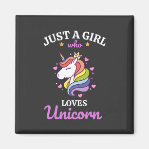 Imã As garotas adoram o Unicorn Fan Club