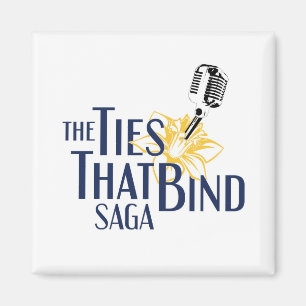 Imã As gravatas que ligam o ímã do logotipo da saga
