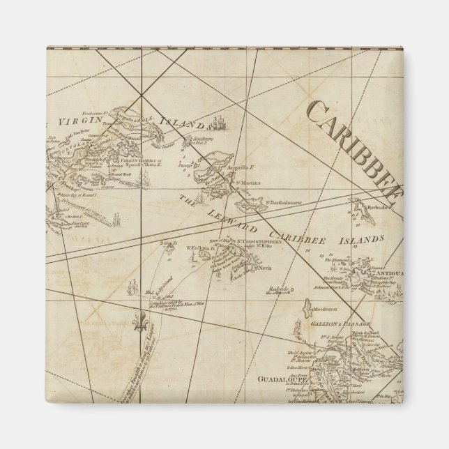 Imã As Ilhas Caribes, as Ilhas Virgens (Frente)