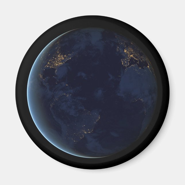 Imã As Luzes da Terra à Noite (Frente)