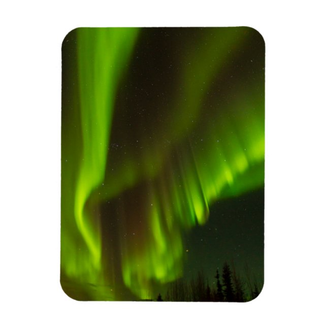 Ímã As Luzes do Norte | Fairbanks, Alasca (Vertical)