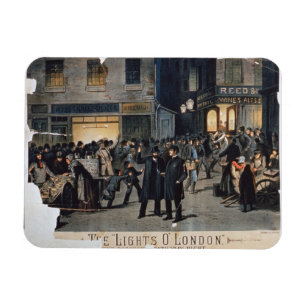 Ímã "As luzes O" London (litho da cor)