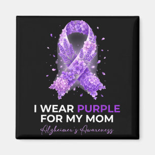 Imã As mães usam roxo pelo Alzheimer da mamãe