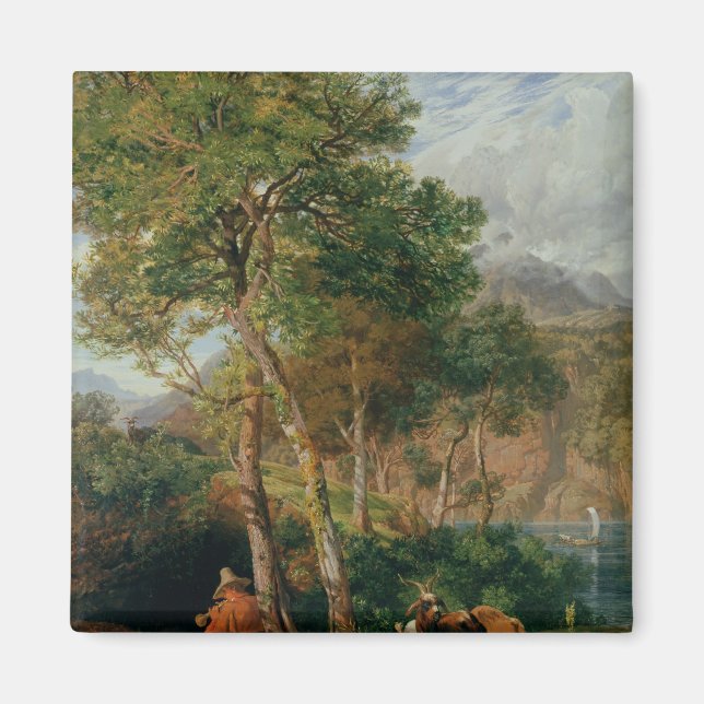 Imã As margens do lago Lecco (Frente)