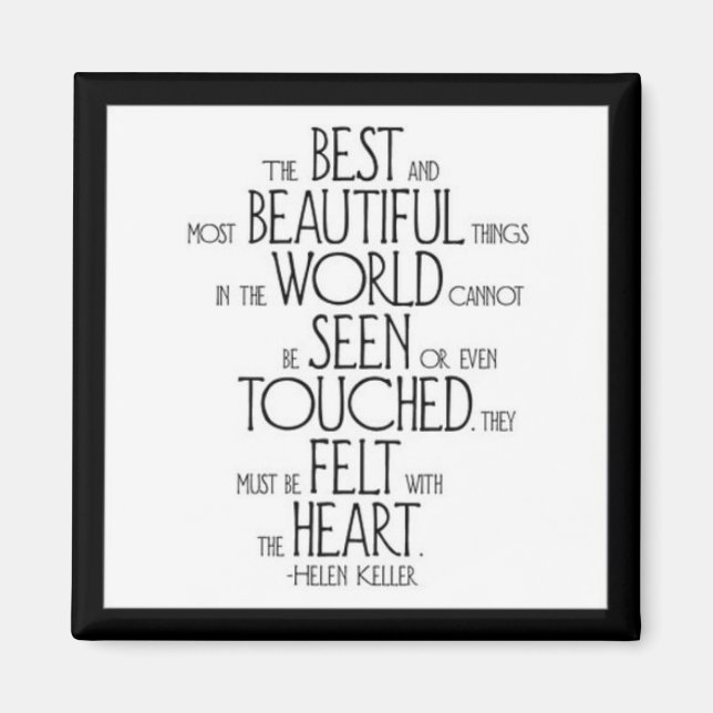 Imã "As melhores e mais bonitas coisas" (Frente)