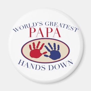 Imã As melhores mãos da papá para baixo