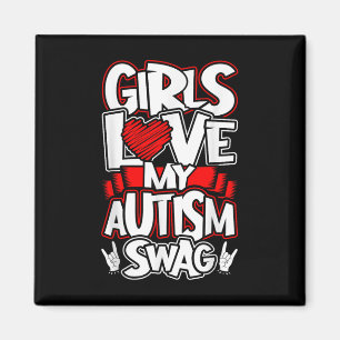 Imã As Meninas Adoram O Meu Autismo, Engraçado Homem A