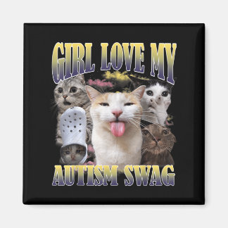 Imã As Meninas Amam Meu Estilo Autista Engraçado Meme 