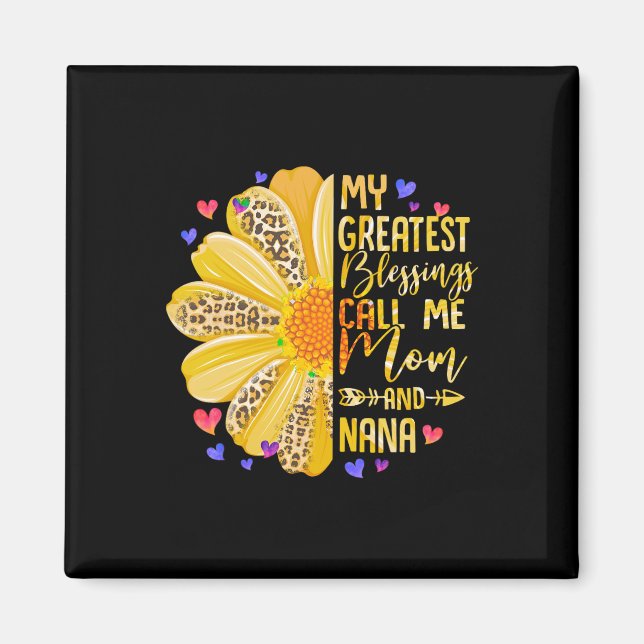 Imã As Minhas Maiores Bênçãos Chamam-Me Mãe E Mãe Nana (Frente)