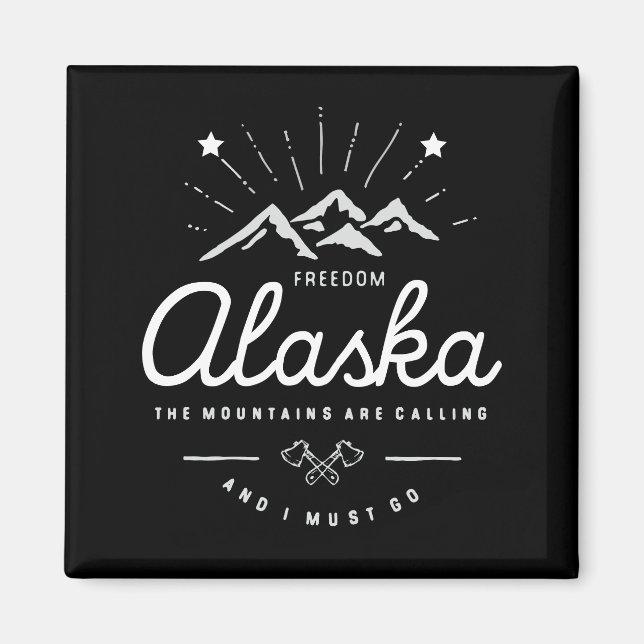 Imã As Montanhas do Alasca estão chamando de "Eu Preci (Frente)