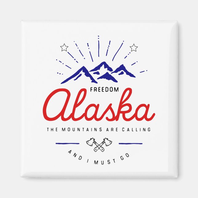 Imã As Montanhas do Alasca estão chamando de "Preciso  (Frente)