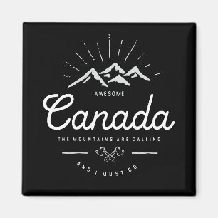 Imã As montanhas do Canadá estão chamando de "Eu pre