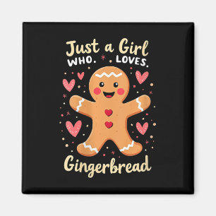 Imã As Mulheres Apenas Uma Menina Que Adora Gingerpão