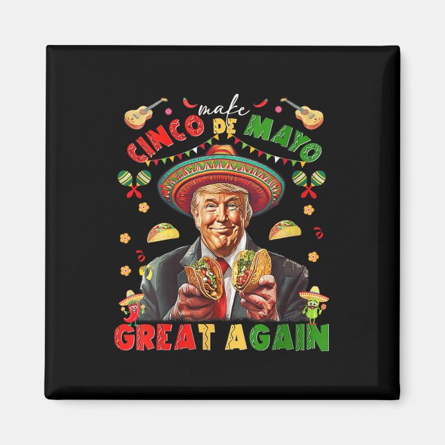 Imã As Mulheres Fazem Cinco De Mayo Excelente Novament (Frente)