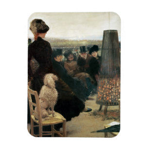 Ímã As raças em Auteuil, parte de um triptych (óleo 