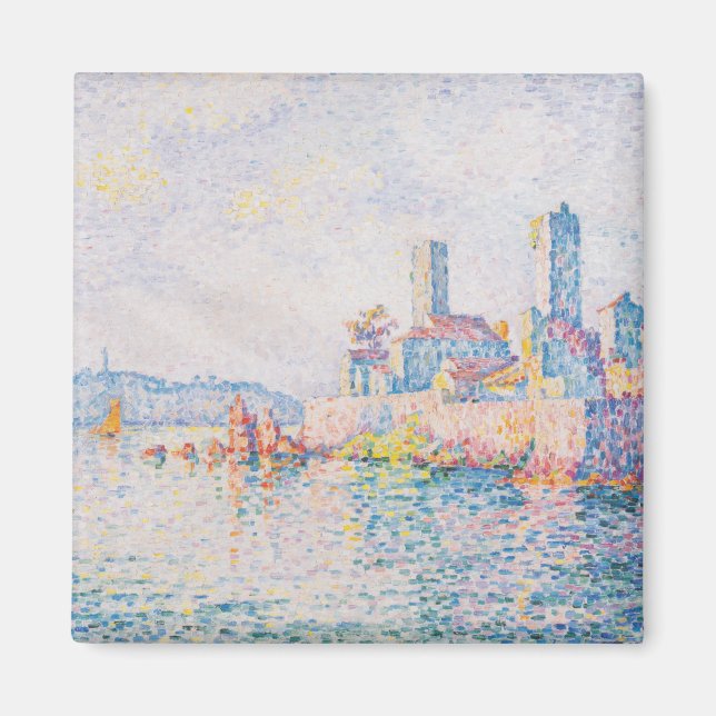 Imã As torres de Antibes (por Paul Signac) (Frente)