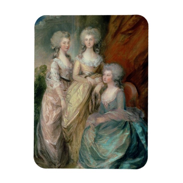 Ímã As três filhas mais velhas de George III: Princesa (Vertical)