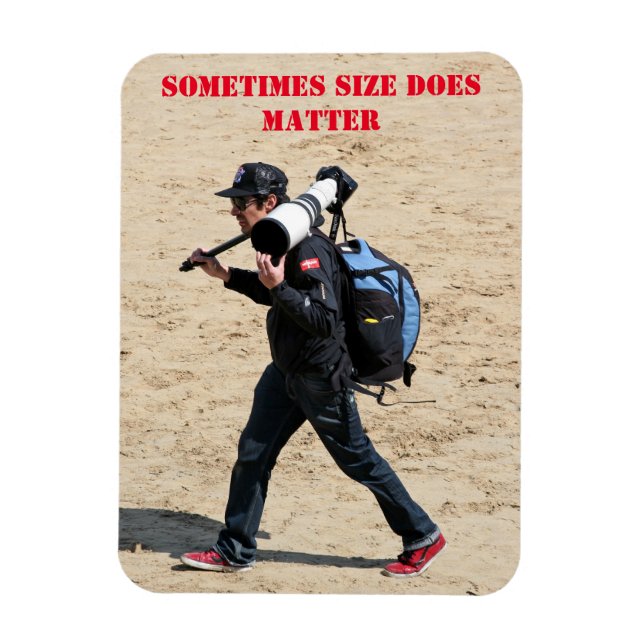 Ímã Às vezes, tamanho é importante (Vertical)