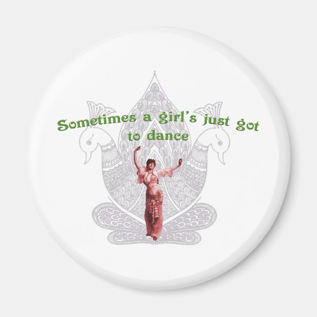 Imã Às vezes uma garota só tem que dançar (Frente)