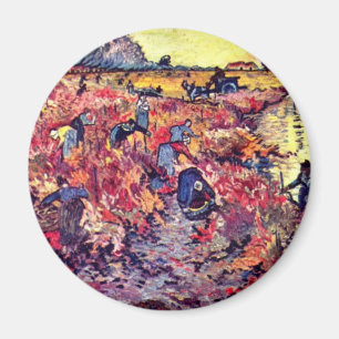 Imã As videiras vermelhas por Vincent van Gogh