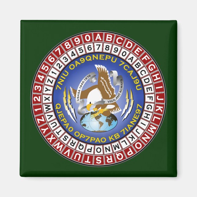 Imã ASA Cipher Wheel 1 (Frente)