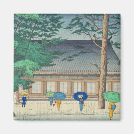 Imã Asano Takeji chove na arte do Templo Sanjustiangen
