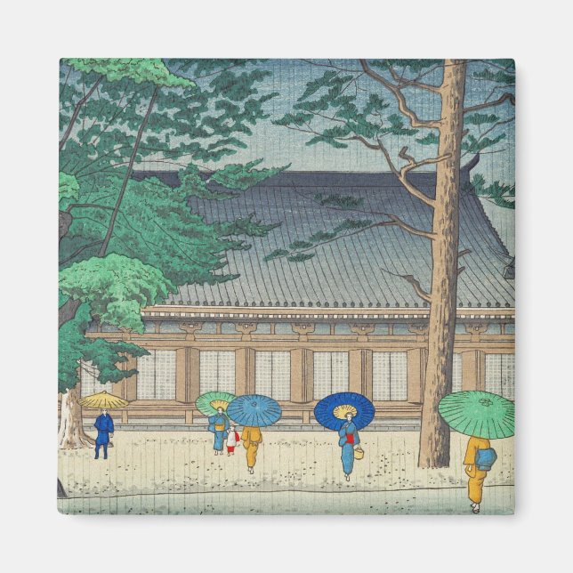 Imã Asano Takeji chove na arte do Templo Sanjustiangen (Frente)