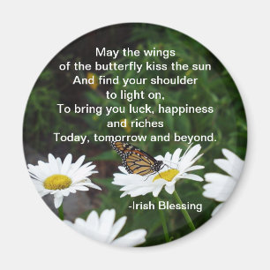 Imã Asas do ímã da bênção do Borboleta-Irlandês