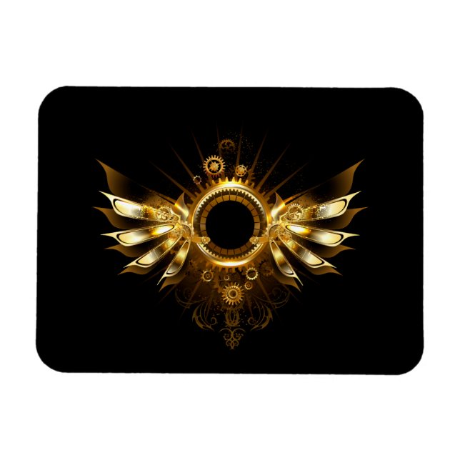 Ímã Asas steampunk (Horizontal)
