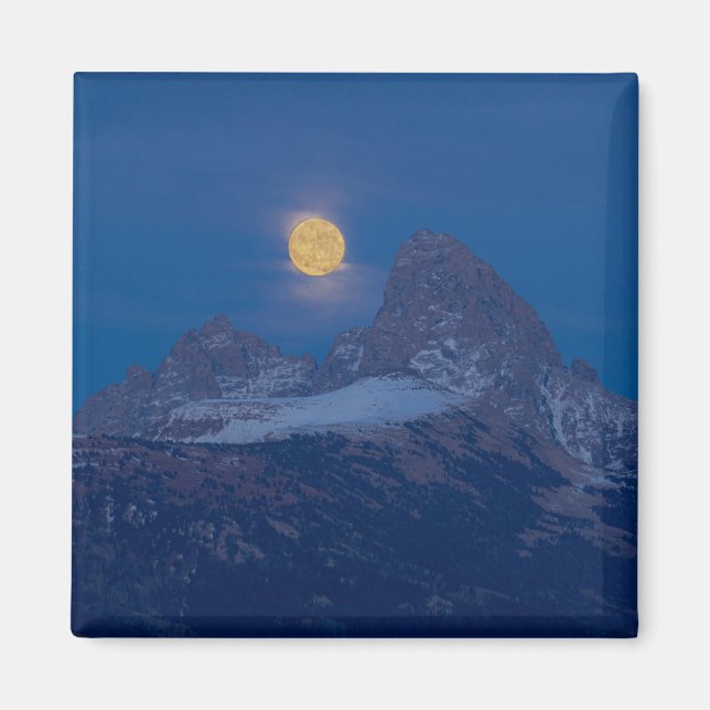 Imã Ascensão de Lua Completa | Grand Teton Driggs, Ida (Frente)