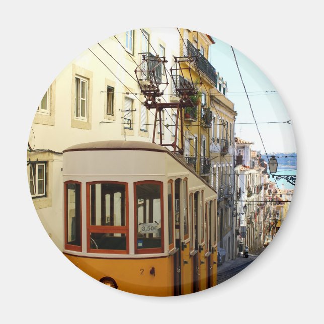 Imã Ascensor da Bica, Lisboa, Portugal (Frente)