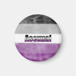 Imã Asexual pride flag magnet