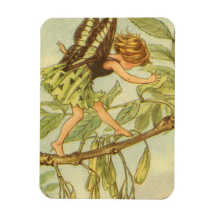 Ímã Ash Tree Fairy Walking on Branch
