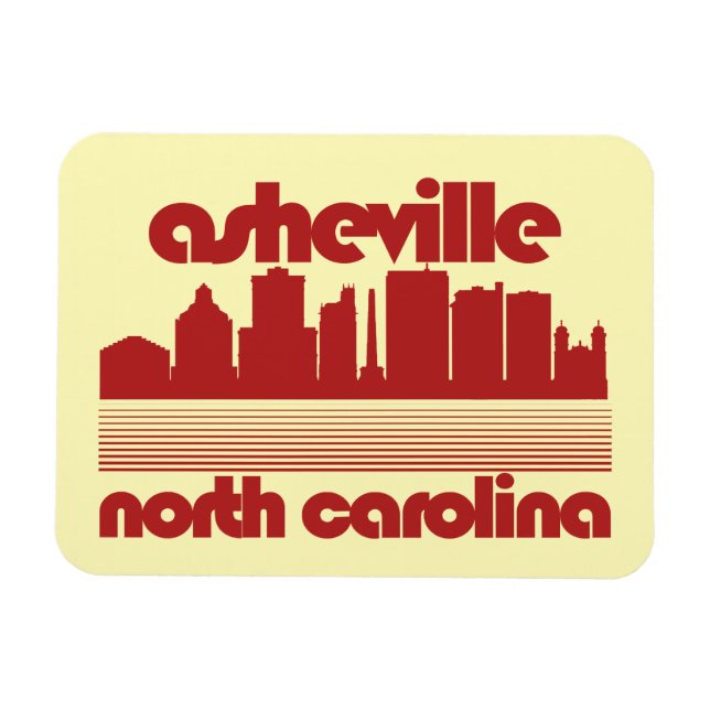 Ímã Asheville, Carolina do Norte (Horizontal)