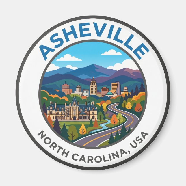 Imã Asheville EUA (Frente)