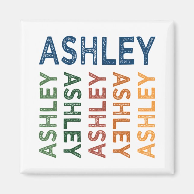 Imã Ashley Cute Colorful (Frente)