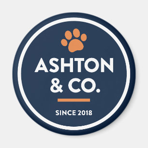 Imã Ashton & Co. K9 Academia 2c Paw Dark