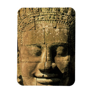 Ímã Ásia, Camboja, Siem Reap. Angkor Thom, cabeças d