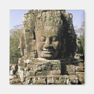 Imã Ásia, Camboja, Siem Reap. Angkor Thom, cabeças de