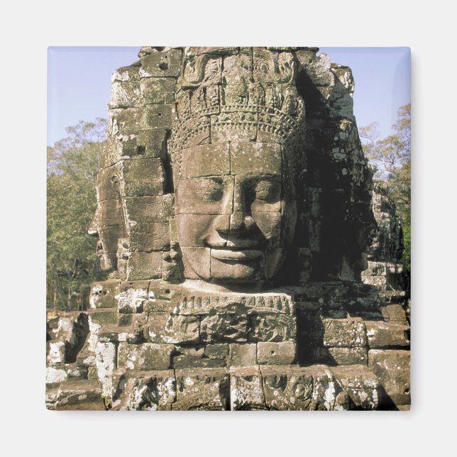 Imã Ásia, Camboja, Siem Reap. Angkor Thom, cabeças de (Frente)