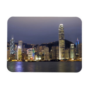 Ímã Ásia, China, Hong Kong, paisagem urbana e 2