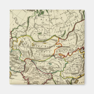 Imã Ásia com limites delineados