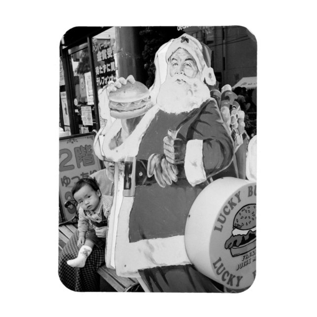 Ímã Ásia, Japão, Hakodate. Papai Noel no Japão (Vertical)