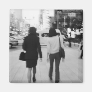 Imã Ásia, Japão, Tóquio. Mulheres jovens no Ginza.