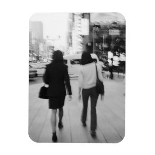 Ímã Ásia, Japão, Tóquio. Mulheres jovens no Ginza.
