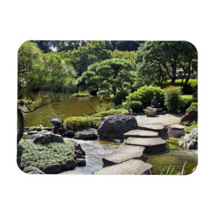 Ímã Ásia, Japão, Tóquio. O Jardim Japonês no