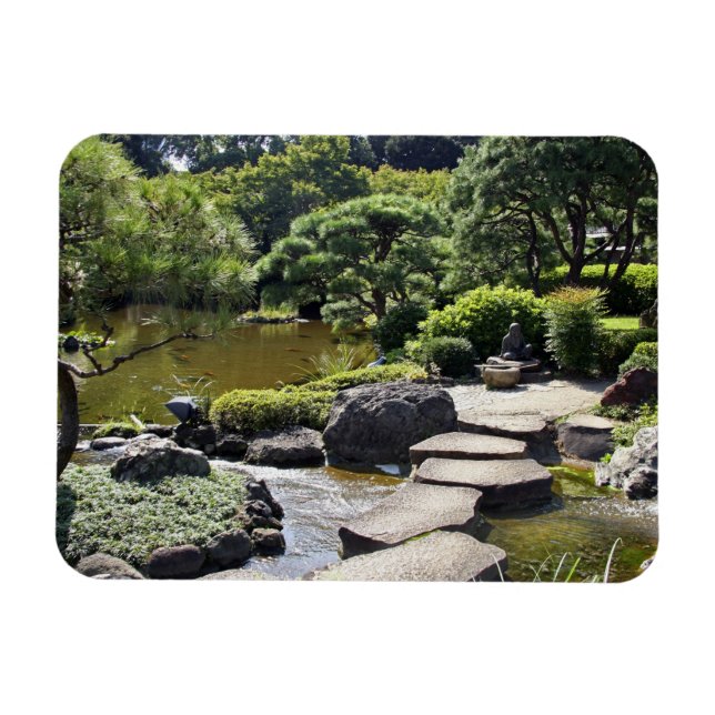 Ímã Ásia, Japão, Tóquio. O Jardim Japonês no (Horizontal)