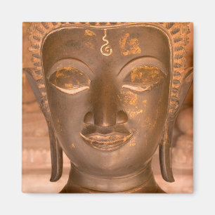Imã Ásia, Laos, Vientiane, Escultura em bronze no Wat