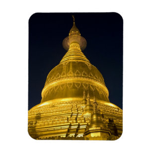 Ímã Ásia, Mayanmar, Yangon, templo budista em