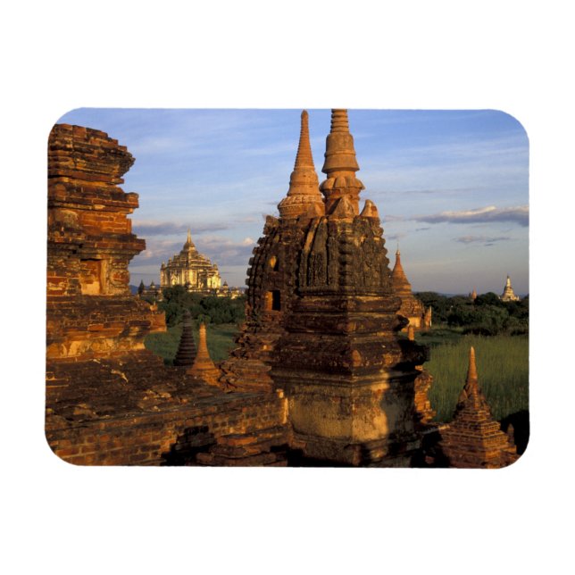 Ímã Ásia, Mianmar, Bagan. Templos antigos e (Horizontal)